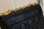 CARO MINI BAG 20 IN BLACK CALFSKIN