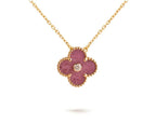 CLOVER 15MM CHRISTMAS LIMITED EDITION SINGLE FLOWER NECKLACE