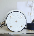 VIBE 18 BUCKET BAG IN WHITE CALFSKIN