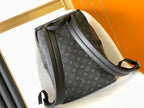DISCOVERY PM BACKPACK 40 IN BLACK MONOGRAM ECLIPSE CANVAS AND CALFSKIN