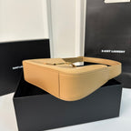 LE 5 À 7 BAG 24 YELLOW CREAM CALFSKIN