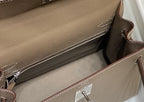 KELLY 28CM IN ETOUPE EPSOM CALFSKIN GOLD HARDWARE