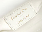 LADY D-JOY MICRO 16 IN WHITE LAMBSKIN