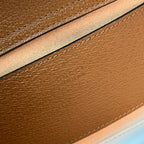 DIANA MEDIUM TOTE BAG 27 IN BROWN CALFSKIN BAMBOO HANDLES