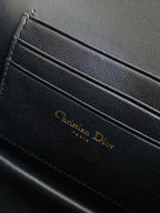 MINI CHAIN BAG 17 IN BLACK CALFSKIN