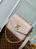 OXFORD 22 IN BEIGE LAMBSKIN GOLD HARDWARE