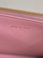 MISS CARO 17 CHAIN BAG IN HOT PINK LAMBSKIN
