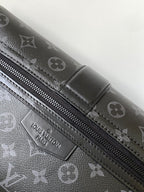 S-CAPE MESSENGER BAG 28 IN BLACK MONOGRAM ECLIPSE CANVAS