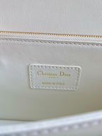 MISS LADY 24 LARGE BAG IN WHITE LAMBSKIN