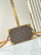 MINI SOFT TRUNK 18 IN BROWN MONOGRAM CANVAS GOLD HARDWARE