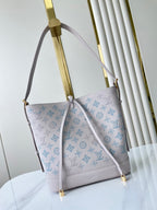 FLORE 28 IN WHITE PERFORATED CALFSKIN