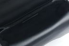 JOLIE TOP HANDLE BAG 19 IN BLACK CANNAGE CALFSKIN