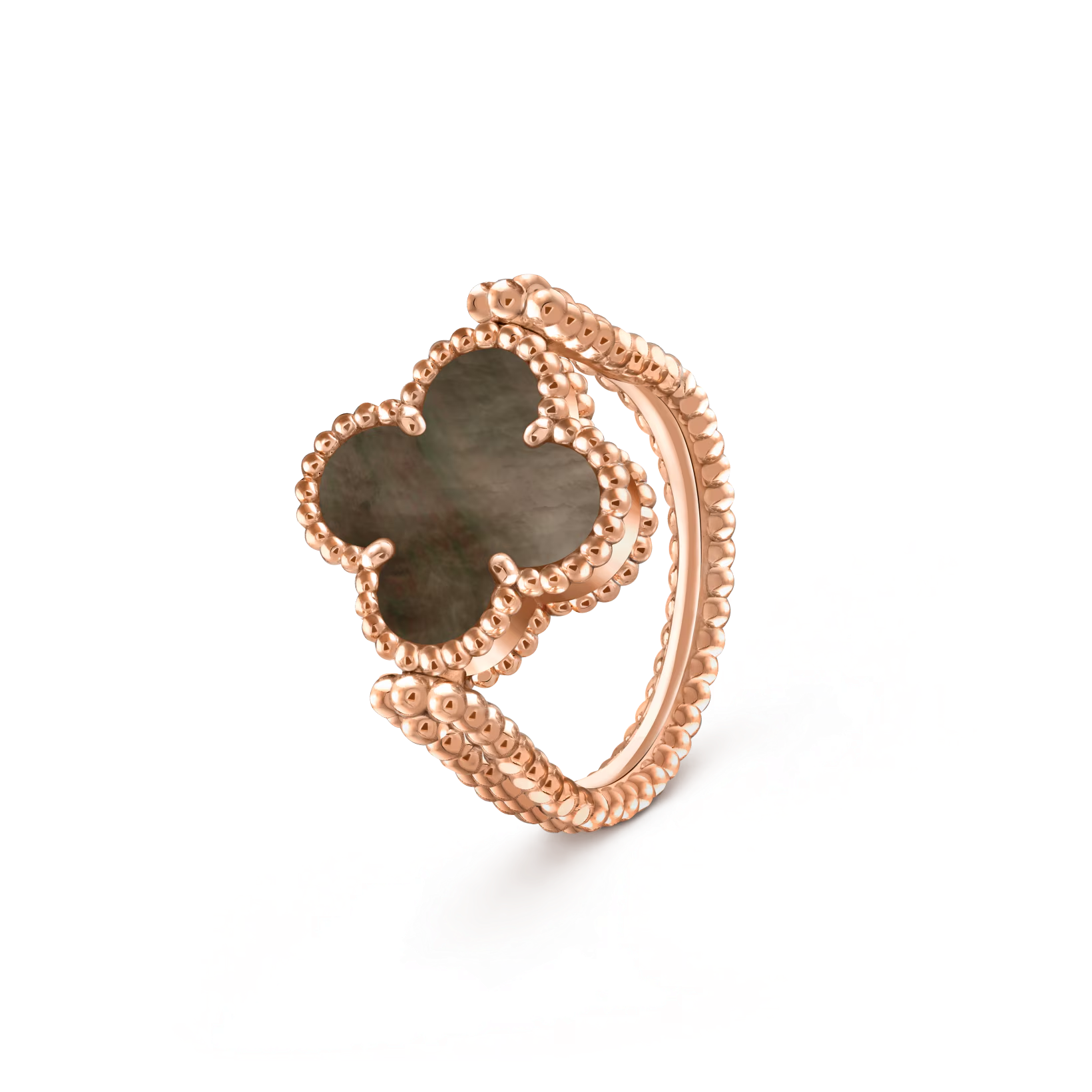 CLOVER RIVERSIBLE RING ROSE GOLD COLLECTION