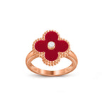 CLOVER DIAMOND RING ROSE GOLD COLLECTION