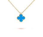 CLOVER MINI 9.5MM CARNELIANS NECKLACE COLLECTION