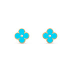 CLOVER  15MM DIAMOND EARRINGS COLLECTION