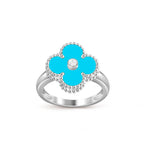 CLOVER SILVER DIOMND RING COLLECTION