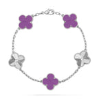 CLOVER 5 MOTIF VIOLET BRACELET COLLECTION
