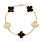 CLOVER 5 MOTIF PULSAR STONE BRACELET COLLECTION