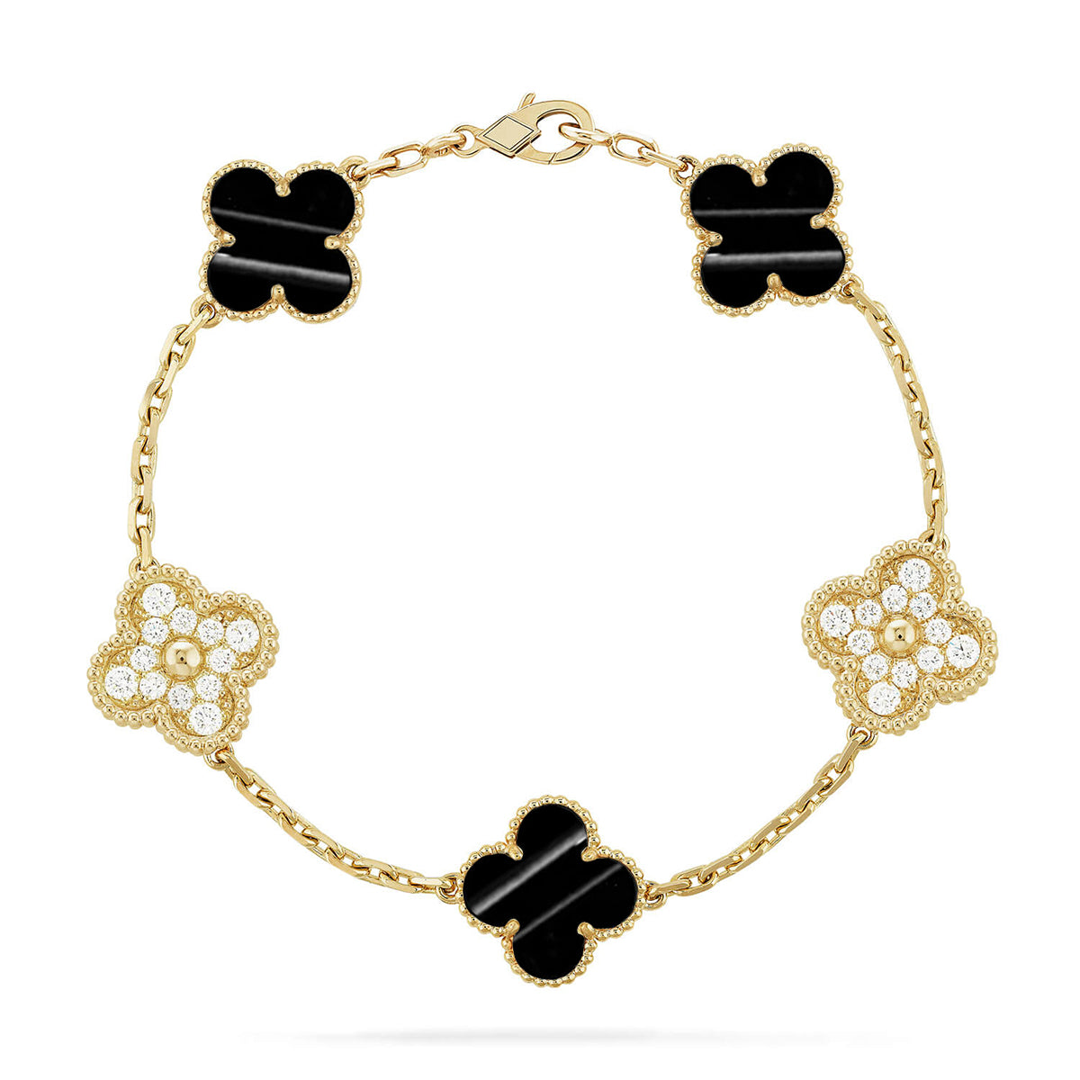 CLOVER 5 MOTIF PULSAR STONE BRACELET COLLECTION