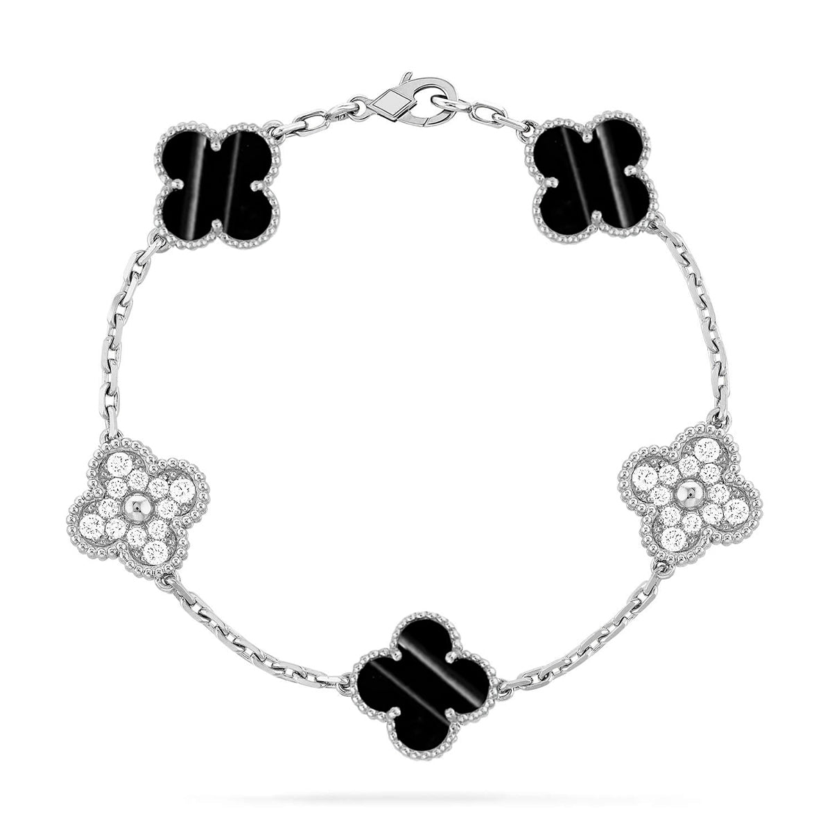 CLOVER 5 MOTIF PULSAR STONE BRACELET COLLECTION