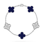 CLOVER 5 MOTIF LAPIS LAZULI BRACELET COLLECTION