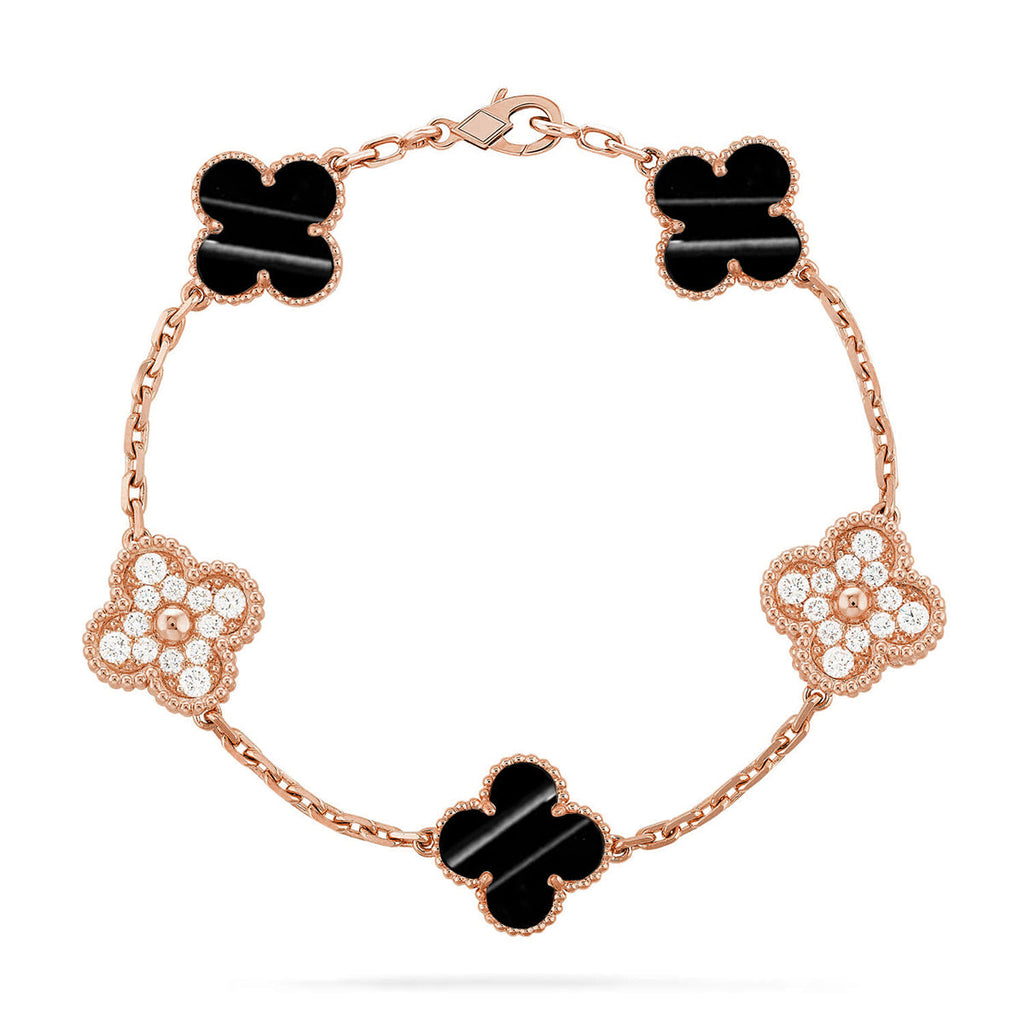 CLOVER 5 MOTIF PULSAR STONE BRACELET COLLECTION