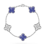 CLOVER 5 MOTIF BLUE VEINS BRACELET COLLECTION