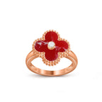 CLOVER DIAMOND RING ROSE GOLD COLLECTION