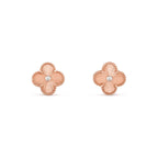 CLOVER  15MM DIAMOND EARRINGS COLLECTION