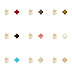 CLOVER 15MM MOP EARRINGS COLLECTION
