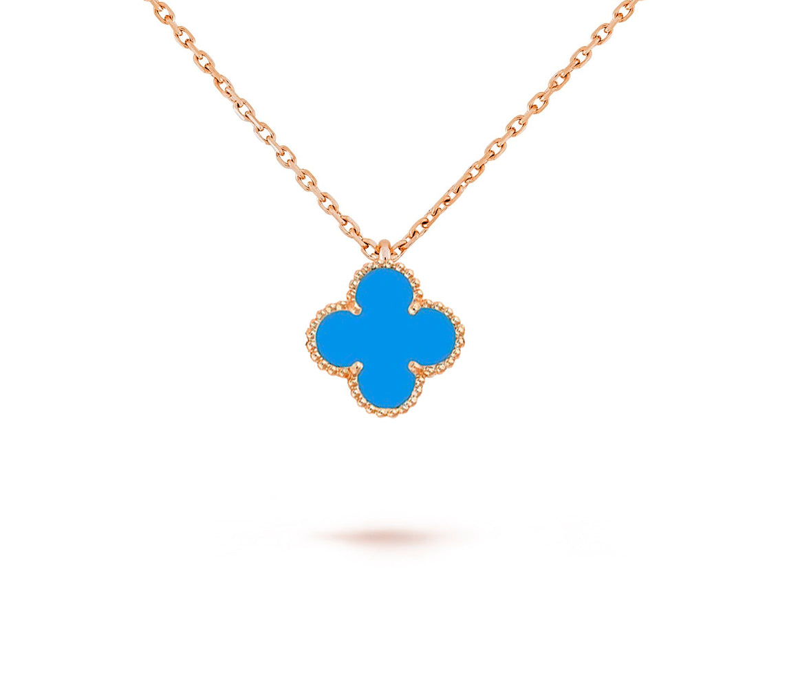 CLOVER MINI 9.5MM CARNELIANS NECKLACE COLLECTION