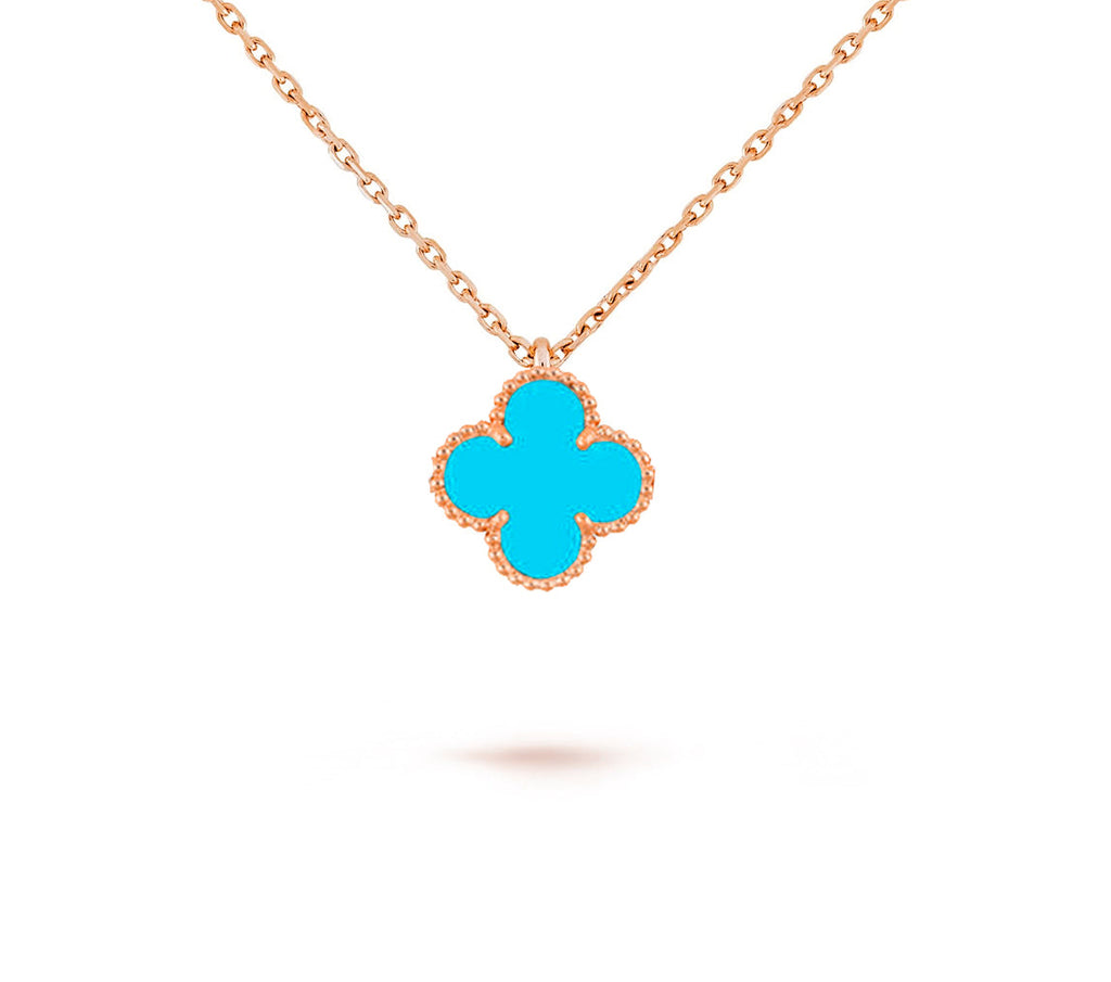 CLOVER MINI 9.5MM CARNELIANS NECKLACE COLLECTION
