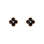 CLOVER  15MM DIAMOND EARRINGS COLLECTION