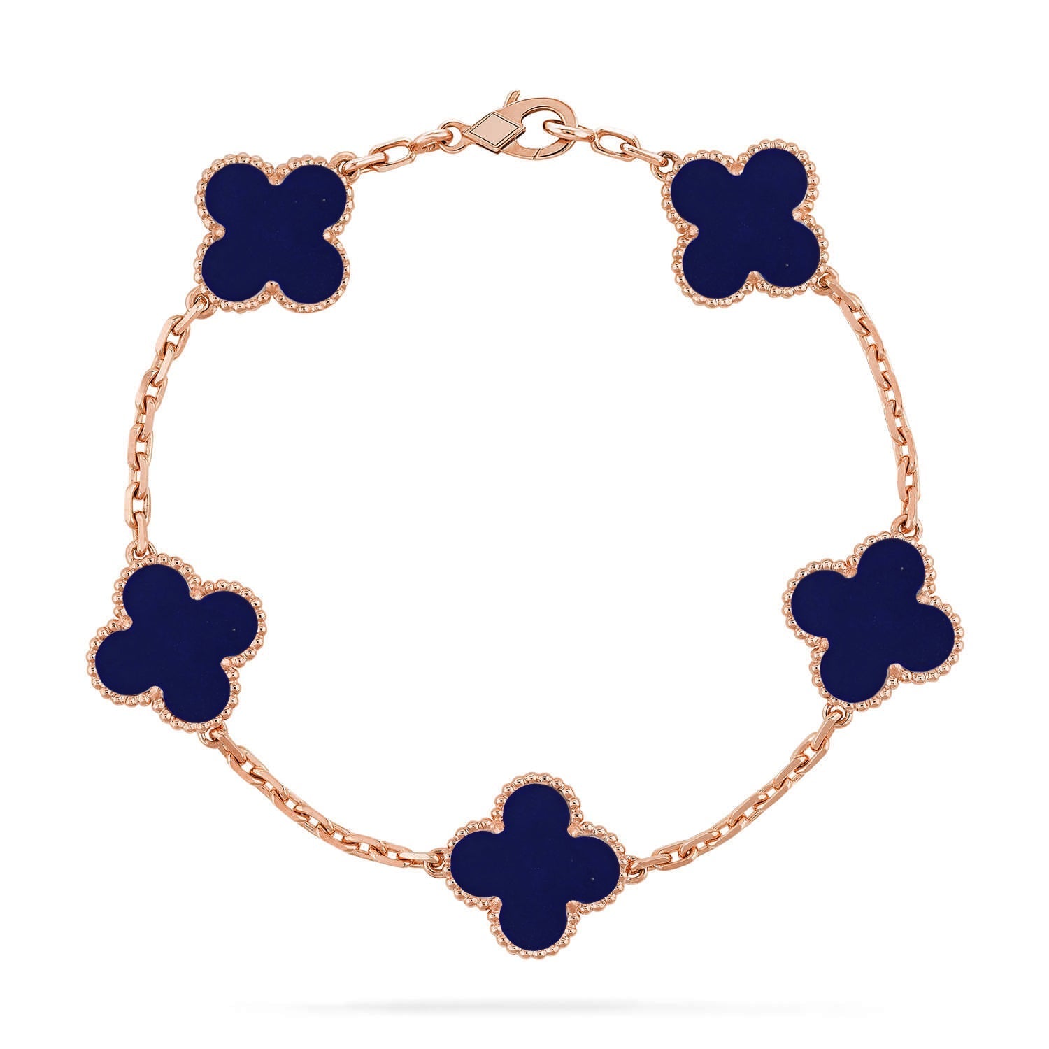 CLOVER 5 MOTIF LAPIS LAZULI BRACELET COLLECTION