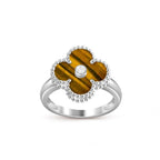 CLOVER SILVER DIOMND RING COLLECTION