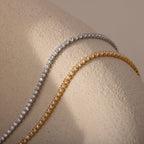 Diamond Tennis Choker Necklace