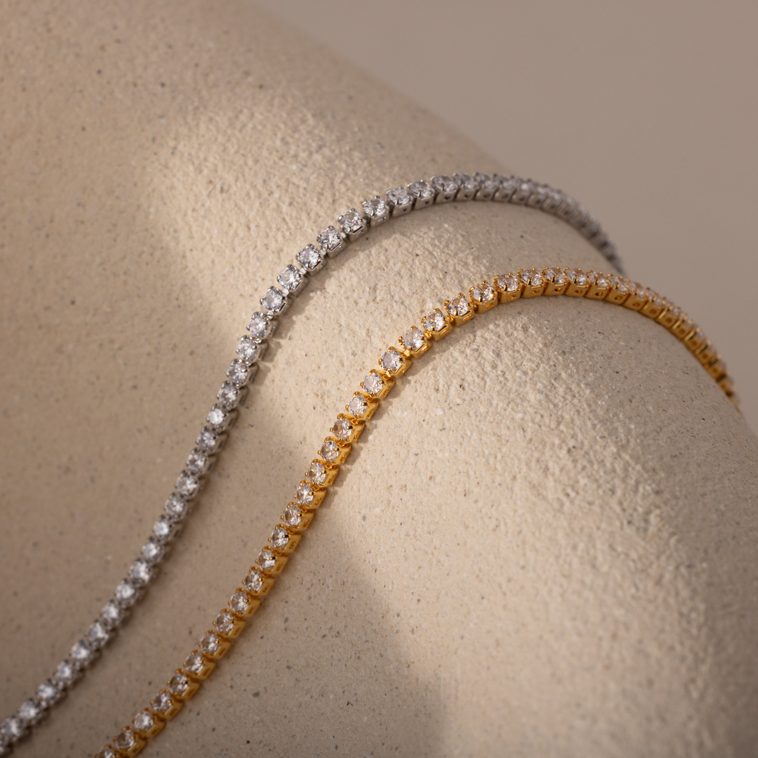 Diamond Tennis Choker Necklace