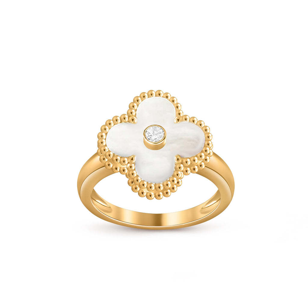 CLOVER DIAMOND RING GOLD COLLECTION
