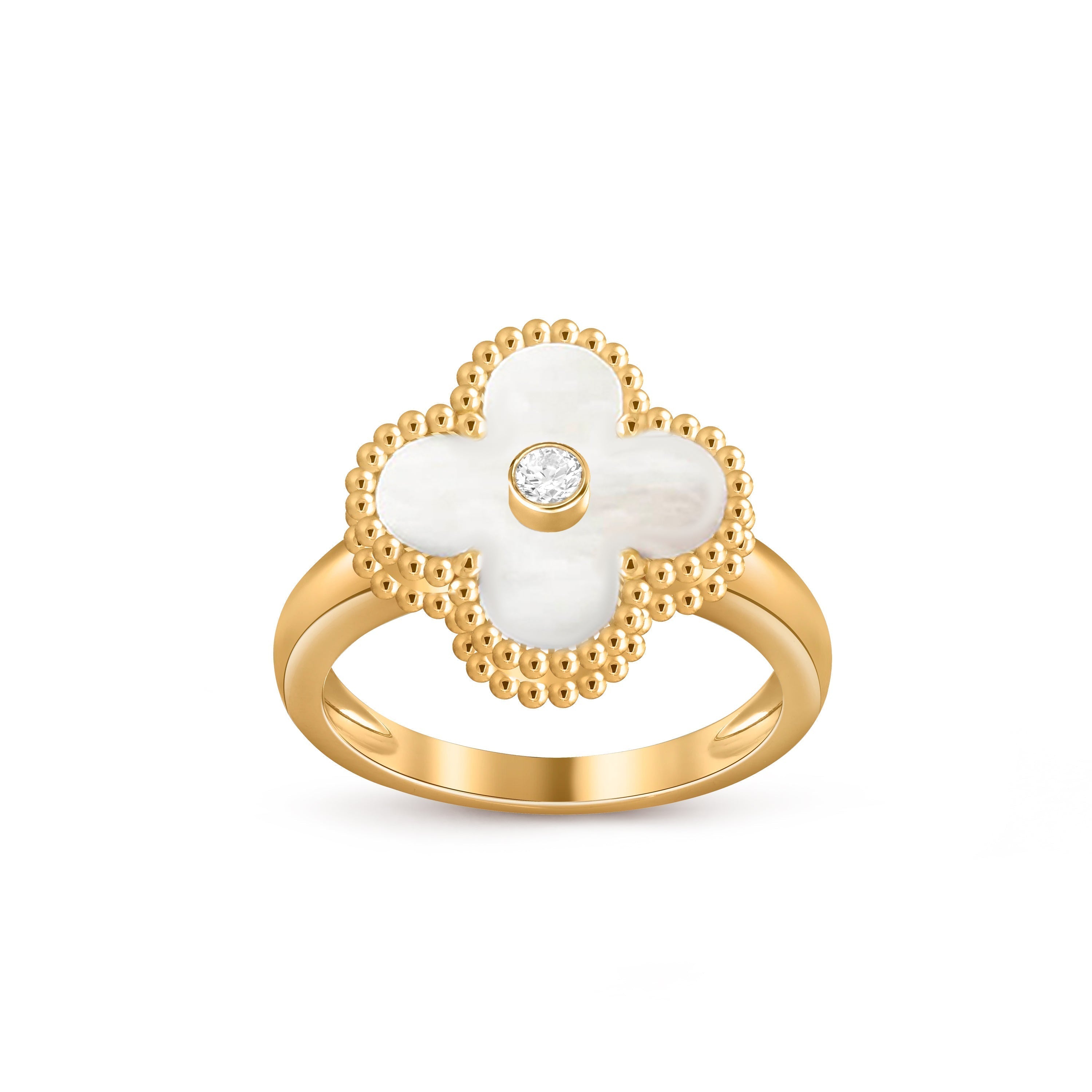 CLOVER DIAMOND RING GOLD COLLECTION