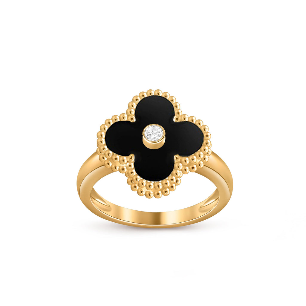 CLOVER DIAMOND RING GOLD COLLECTION