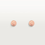 LOVE EARRINGS PINK GOLD 10MM