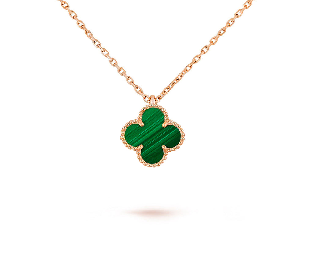 CLOVER MINI 9.5MM CARNELIANS NECKLACE COLLECTION