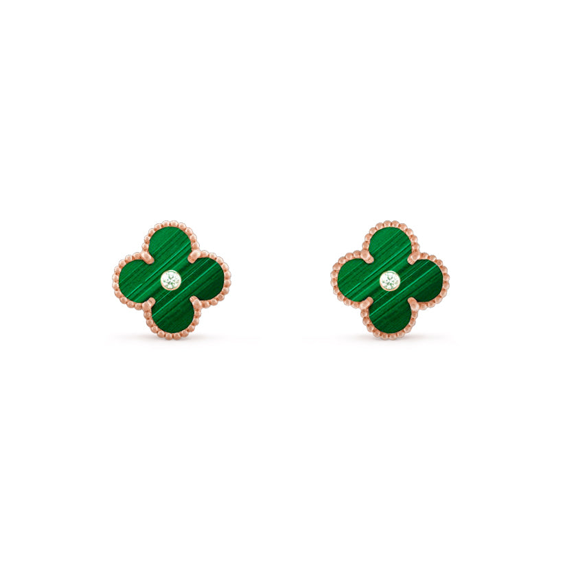 CLOVER  15MM DIAMOND EARRINGS COLLECTION