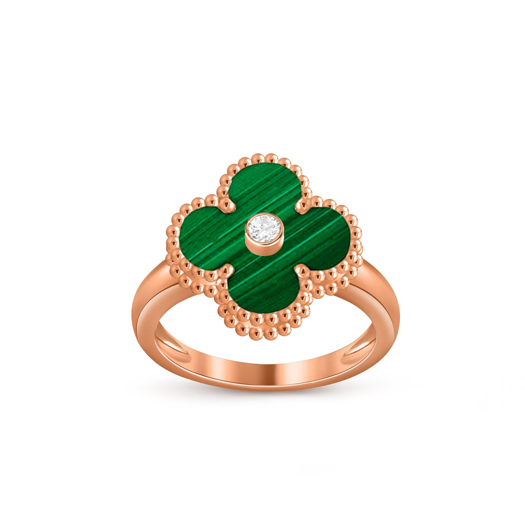 CLOVER DIAMOND RING ROSE GOLD COLLECTION