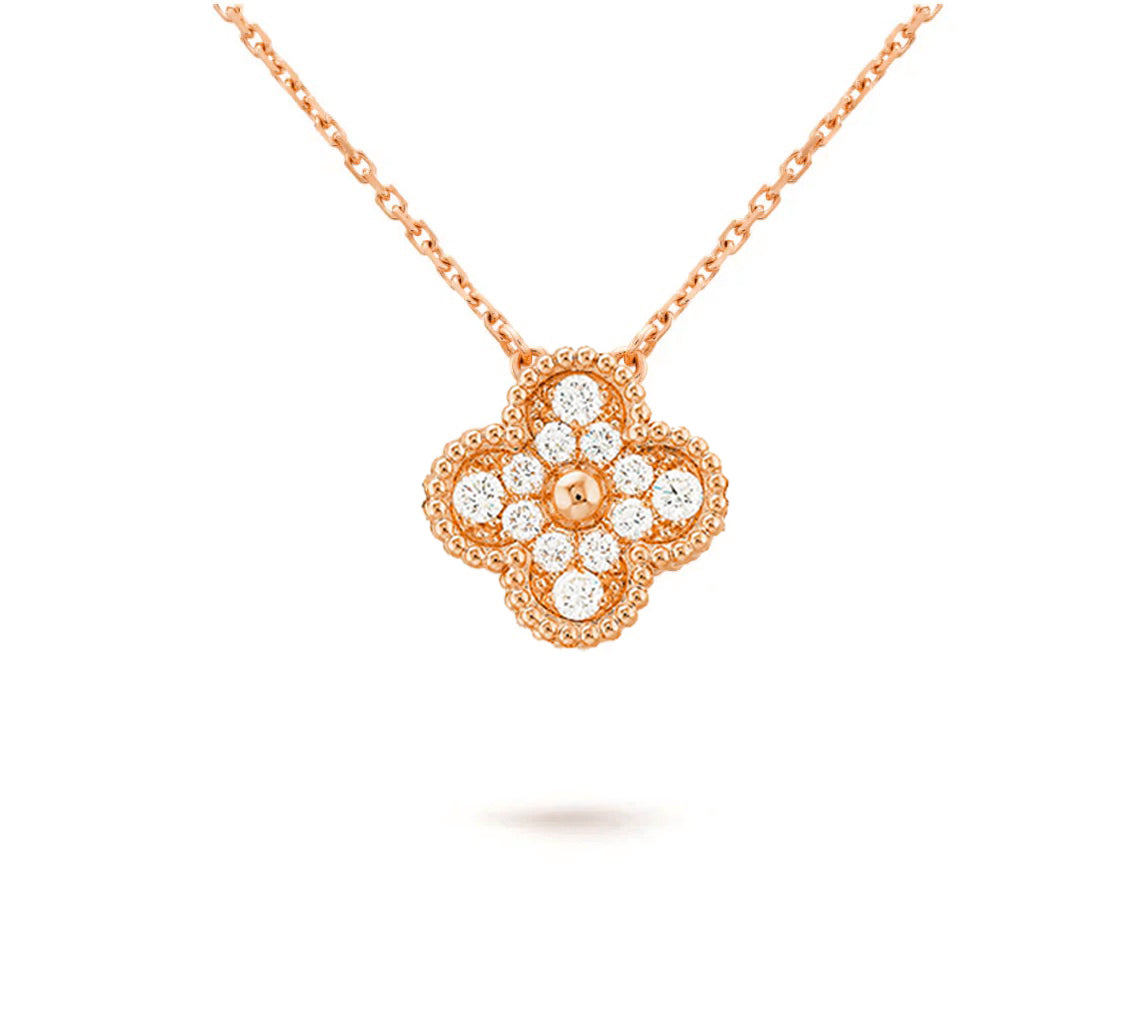 CLOVER 15MM SINGLE FLOWER NECKLACE COLLECTION