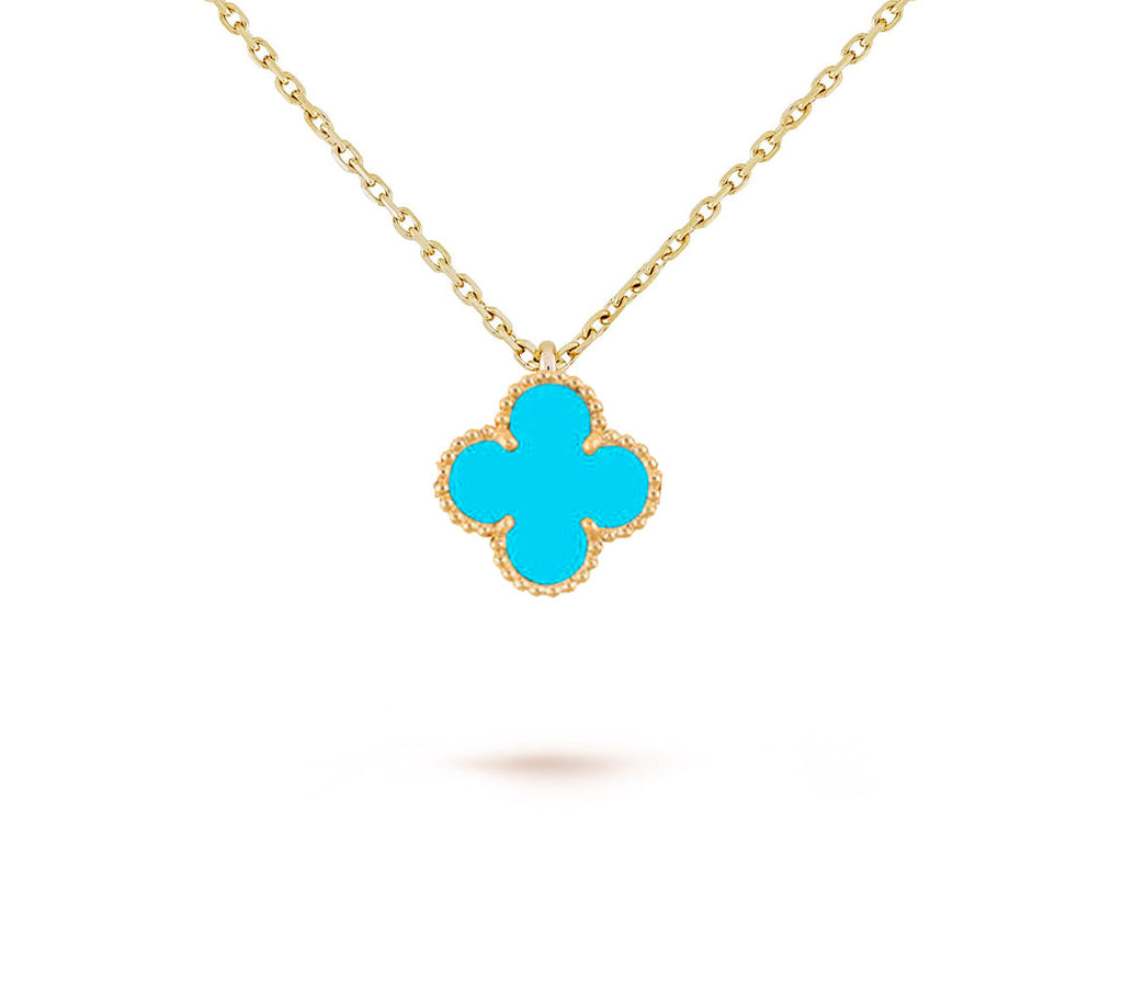 CLOVER MINI 9.5MM CARNELIANS NECKLACE COLLECTION