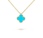 CLOVER MINI 9.5MM CARNELIANS NECKLACE COLLECTION