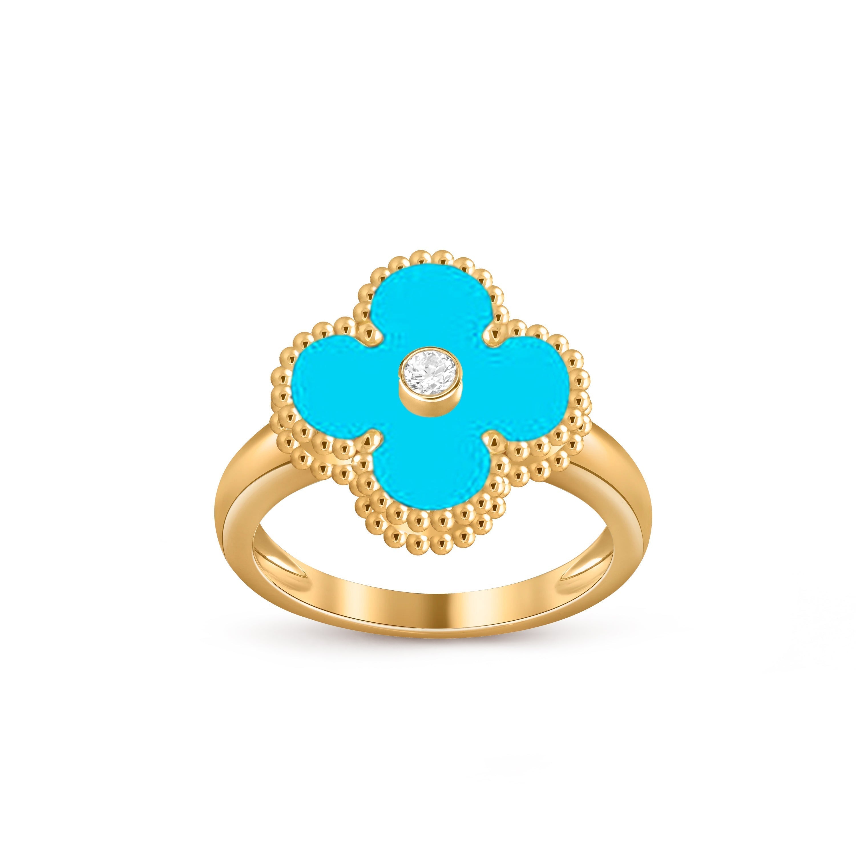 CLOVER DIAMOND RING GOLD COLLECTION
