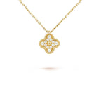 CLOVER MINI 9.5MM CARNELIANS NECKLACE COLLECTION